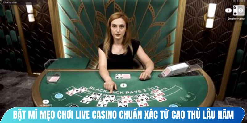 Bật mí mẹo chơi Live Casino chuẩn xác từ cao thủ lâu năm