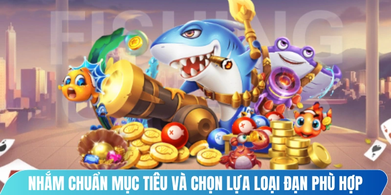 Nhắm chuẩn mục tiêu và chọn lựa loại đạn phù hợp