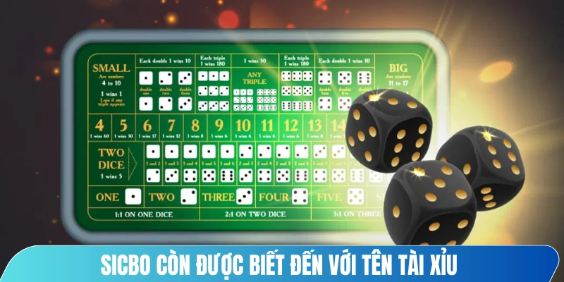 Sicbo còn được biết đến với tên tài xỉu và có nguồn gốc lâu đời 