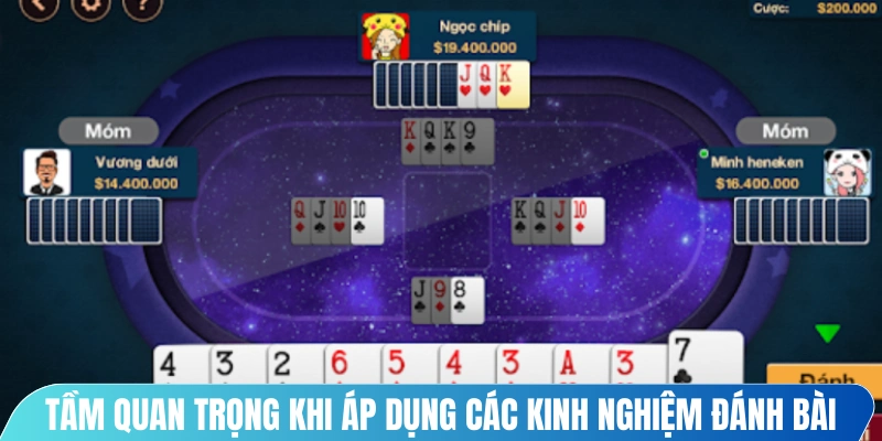 Tầm quan trọng khi áp dụng các kinh nghiệm đánh bài chuẩn